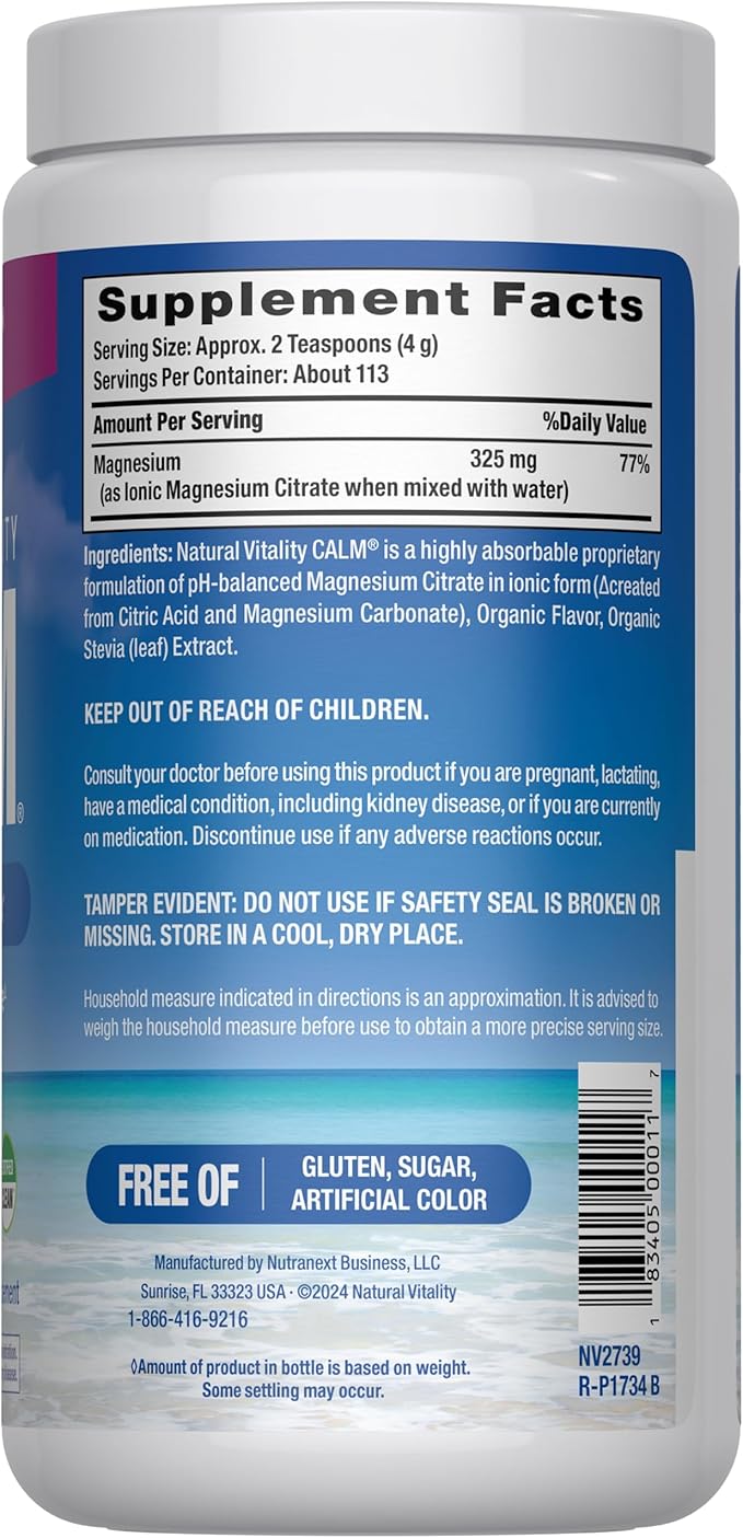 Natural Calm Magnesio anti estrés