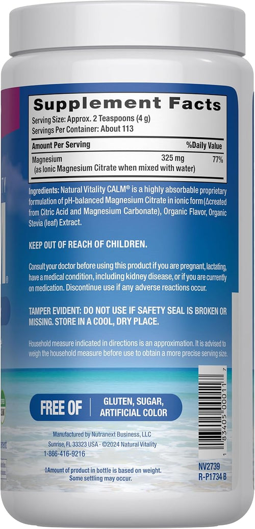 Natural Calm Magnesio anti estrés